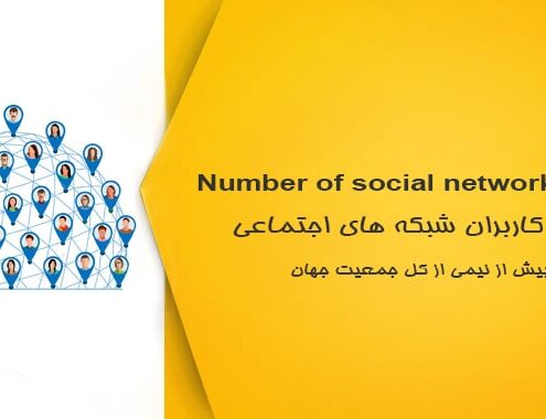 تعداد کاربران شبکه های اجتماعی